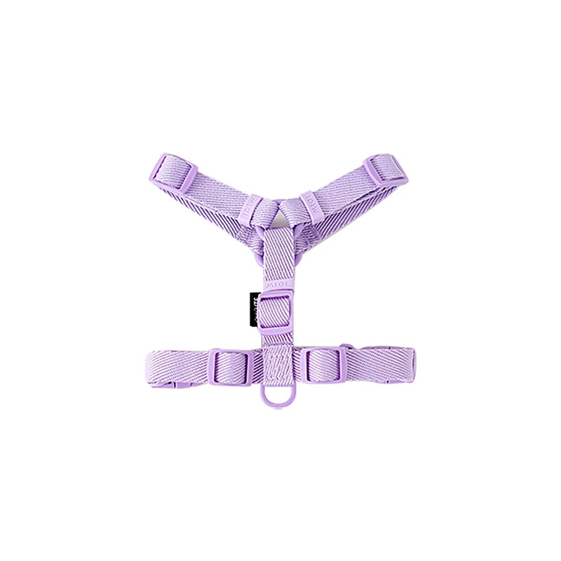 Adjustable Dog Harness Collar Leash Set Macarone Color, Reflective Small Dog Accessories for Puppy & Cat Supplies, Pet Walking